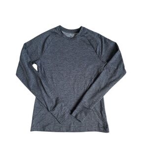 Nike Pro Charcoal Gray Long Sleeve Shirt Size Small